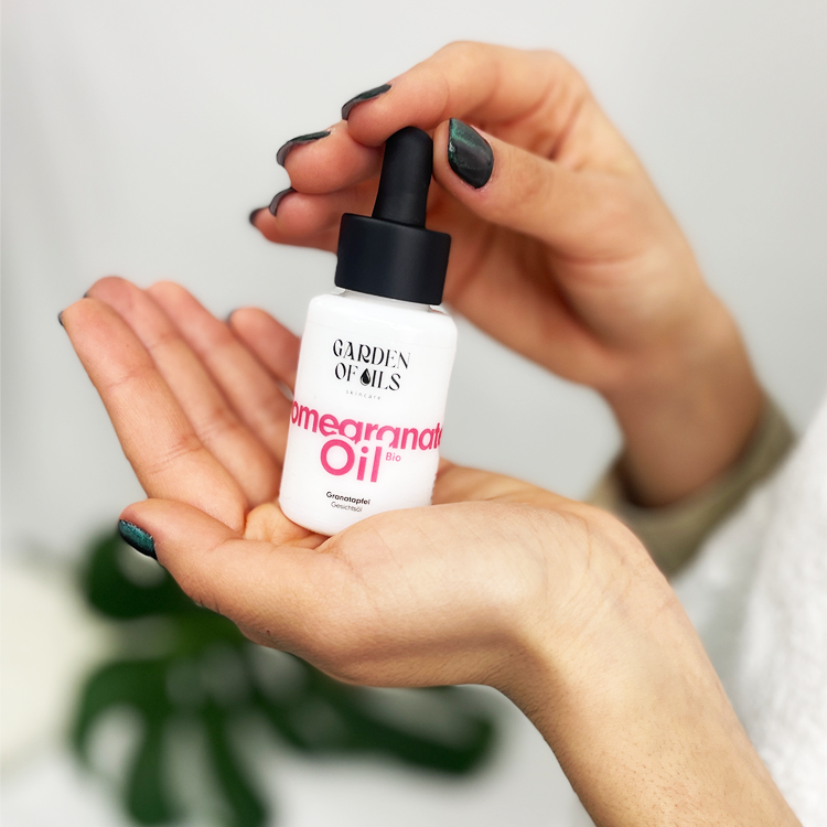 GARDEN OF OILS Verwöhnset – Granatapfel Gesichtsöl, Jojobaöl & Aloe Vera Körperöl, Made In Germany